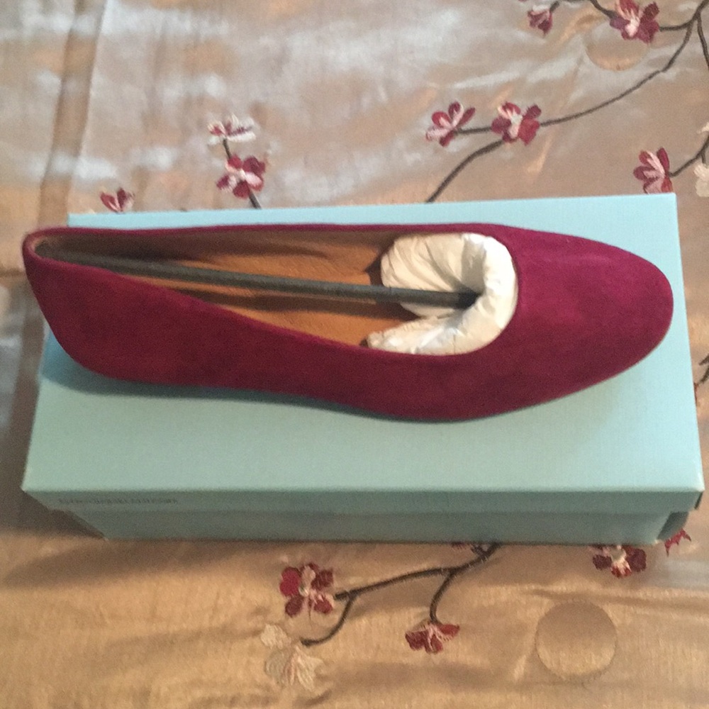 Antonio Melani Crimson Rose flats